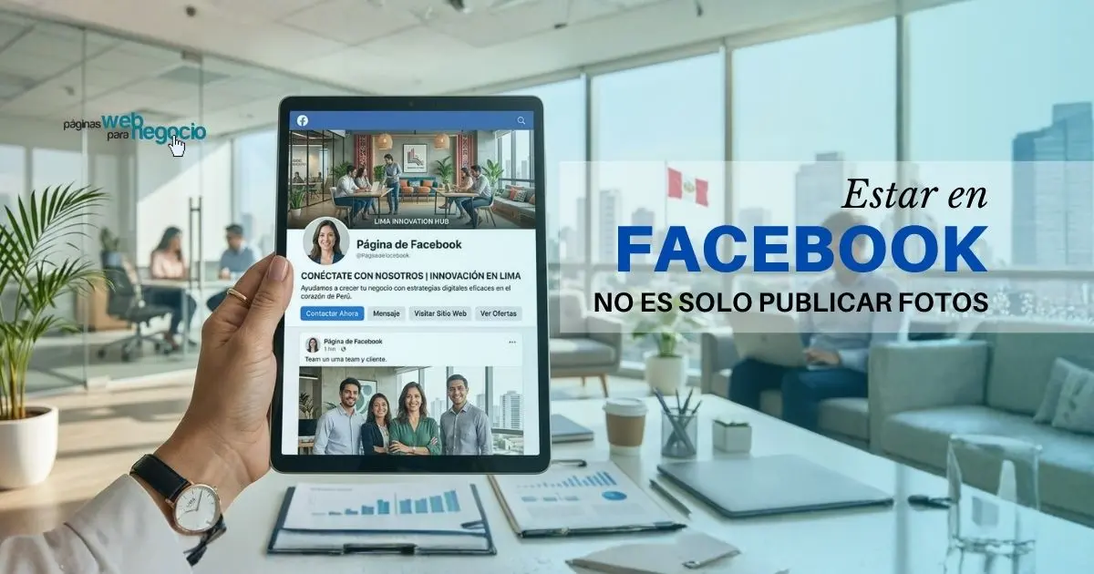 Página de Facebook optimizada para ventas